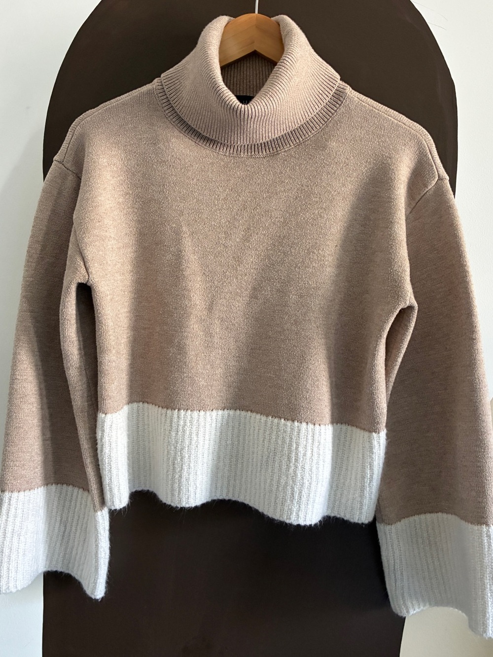 Laundry by Shelli Segal Colorblock Turtleneck Sweater M